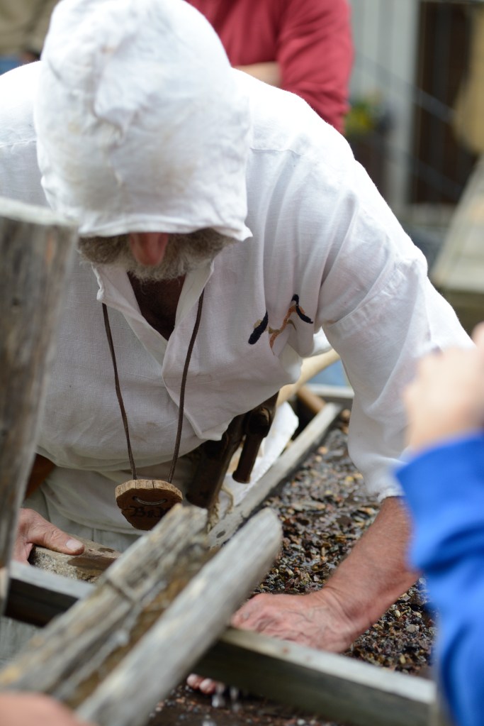 Canopo all'impianto di lavaggio del minerale 